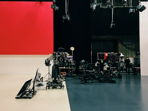 Broadcast studio camera equipment